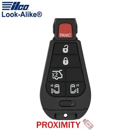 Ilco LAL POD-LAL-6B4 Chrysler Replacement POD Key w/ Proximity (IYZ-C01C) ILCO-AX00015010